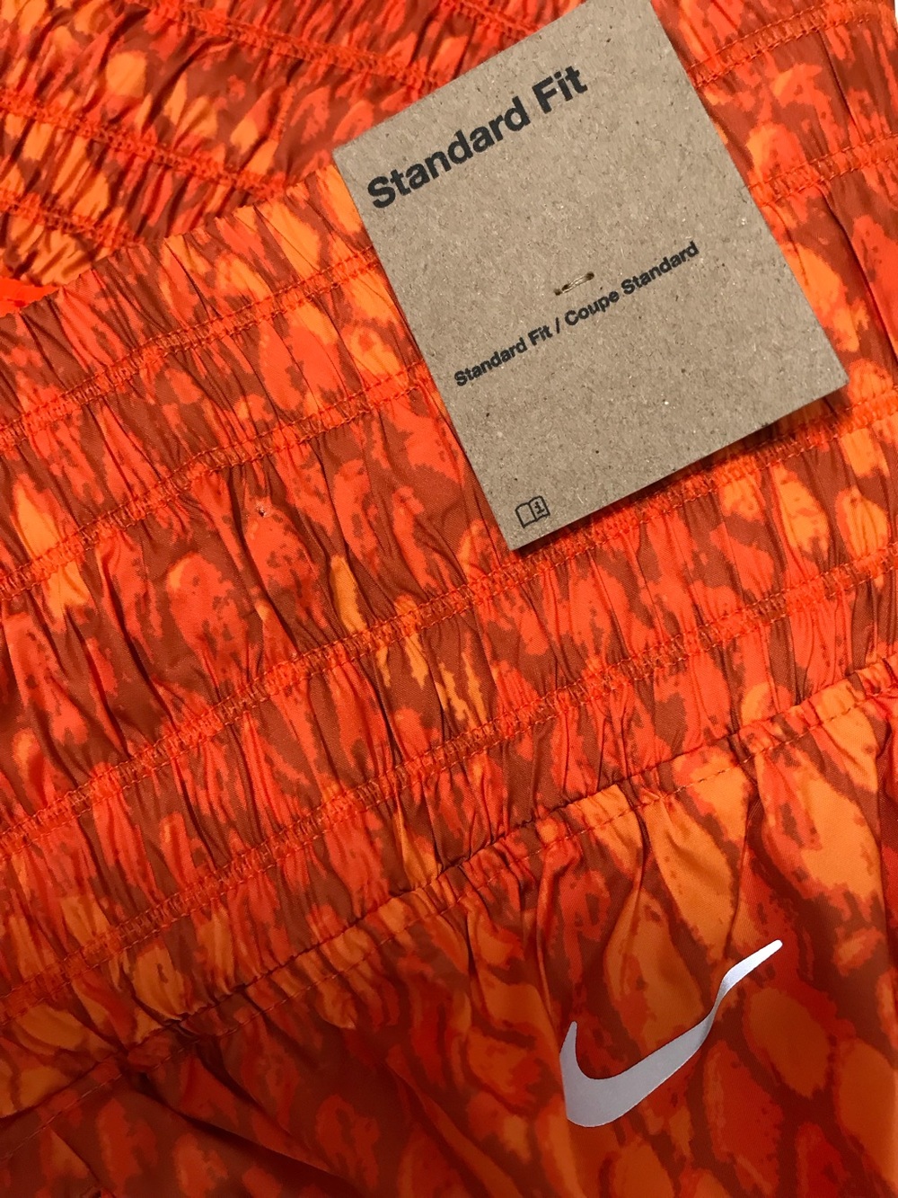 Nike Kobe Womens Safety Orange Snakeprint Woven Skirt (lB2720-819) XL - Picture 10 of 11